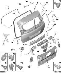 YL00576080-DOOR ASSY - BAC