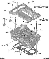 9802842380-CYL/HEAD GASKET C180(W202)