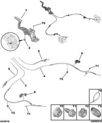 YL00224280-WIRE B,HAND BRAKE