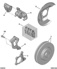 YL00233280-PEUGEOT BRAKE PAD/RR/207/208
