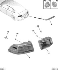 YL00180480-Taillight, r. rr. fender