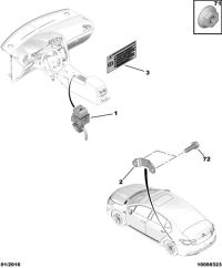 YL001124ZD-Switch, hand brake