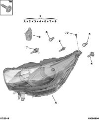 9676412180-Headlamp assy