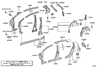 610240D080-PILLAR SUB-ASSY, FR
