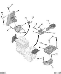 9678701080-ENGINE MOUNTING