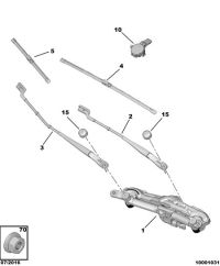 YL00187080-Arm, front wiper