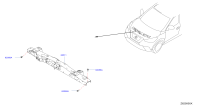 F25115RFMH-SUPPORT-RADIATOR CORE,UPPER