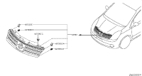 62310CJ000-GRILLE RADIATOR