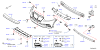 F20305RFMH-REINFORCE ASSY-FRONT BUMPER