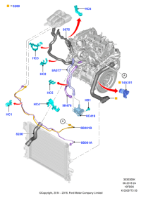 CV618260VH-Hose assy/clamp is not repaired separately, distributor prepares temporarily