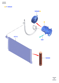F1F119710BB-CONDENSER ASSY