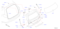 608951M100-PROTECTOR-TRUNK LID LOCK