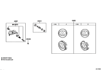 4260753040-Valve sub-assy, tire pressure monitor