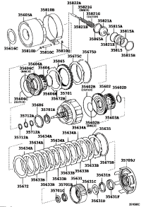 3581014010-BAND ASSY, 2ND COAST BRAKE