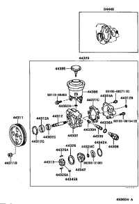 0444630120-GASKET KIT, POWER STEERING PUMP