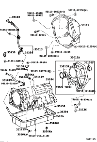 3501560110-ADAPTER SUB-ASSY, TRANSMISSION CASE, REAR