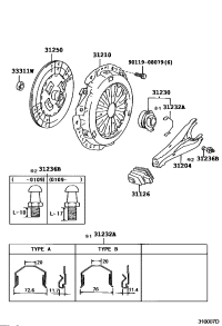 3112626020-BOOT, CLUTCH RELEASE FORK