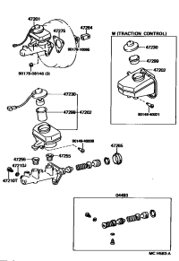 0449322220-CYLINDER KIT, BRAKE MASTER