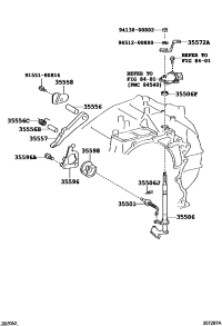 3557233020-LEVER, TRANSMISSION CONTROL SHAFT