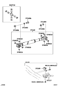 3714060530-SHAFT ASSY, PROPELLER, FRONT
