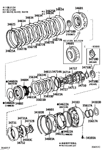 3578930090-RACE, THRUST BEARING (FOR INPUT SHAFT REAR)