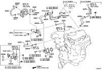 1603131050-Pipe sub-assy, water inlet w/thermostat