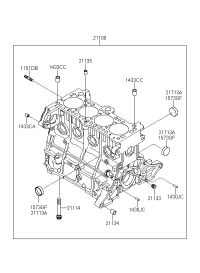 2110026852-BLOCK ASSY-CYLINDER