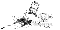 81504T7AJ01ZA-Cover, front seat inner foot, rh/lh