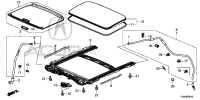 70200TRNH02-GLASS ASSY,ROOF