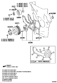 1660331030-PULLEY SUB-ASSY, IDLER, NO.1