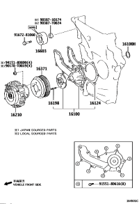 1610009460-PUMP ASSY, ENGINE WATER