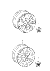8X0601025BB-Wheel rim: