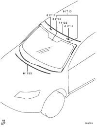 6107A019-MOULDING,WINDSHIELD