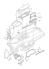 4M0857273-Retainer & MMI multi-media system