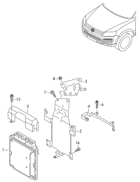 7P0907645A-BRACKET-CONTROL
