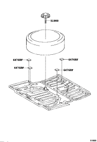 5193148020-CARRIER ASSY, SPARE