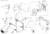 25332C5700-BRACKET ASSY-FR BUMPER SIDE,LH