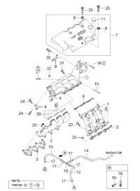 0K9BV13175A-PIPE ASSY- WATER BYP