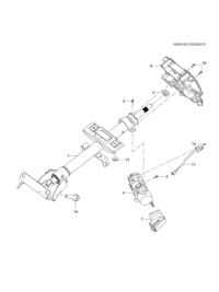 9057728-COLUMN ASSY-STEERING