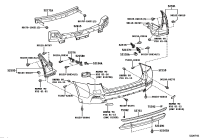 521550E060-BRACKET, REAR BUMPER SIDE, RH