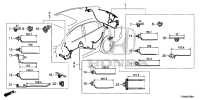32108TEAP10-Harness, luggage compartment, rear