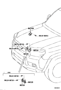 8651048150-HORN ASSY, HIGH PITCHED