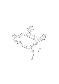 7E0499035A-RUBB MOUNT