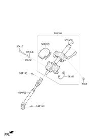56310S6600-COLUMN ASSY-STEERING