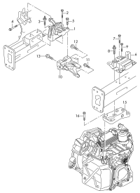 5Q0199262BK-Engine mounting