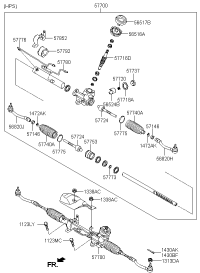 568204V000-END ASSY-TIE ROD,LH