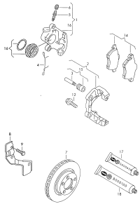 3BD615123-Porsche cayenne kit: