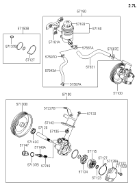 571902E100-RSVR & HOSE ASSY-P/STR G