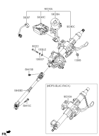 56310A9010-COLUMN ASSY-STEERING