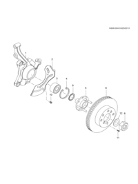 90921819-BRACKET ASSY-RADIATOR MTG UPR